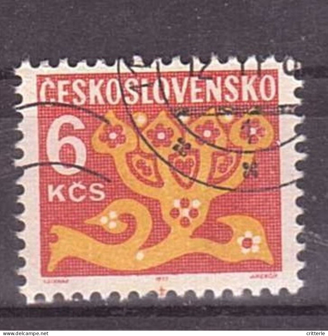 Tschechoslowakei Portomarke Michel Nr. 103 Gestempelt (1,2,3) - Postage Due