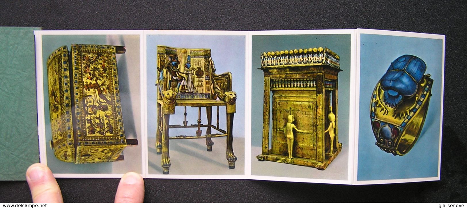 TUT-ANKH-AMEN'S TREASURES POSTCARD BOOKLET - Autres & Non Classés