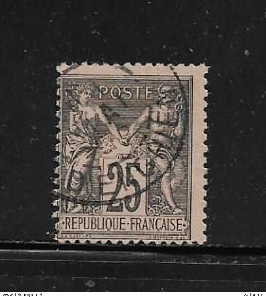 FRANCE  ( FR1 - 219 )   1886  N° YVERT ET TELLIER  N°  97 - 1876-1898 Sage (Tipo II)