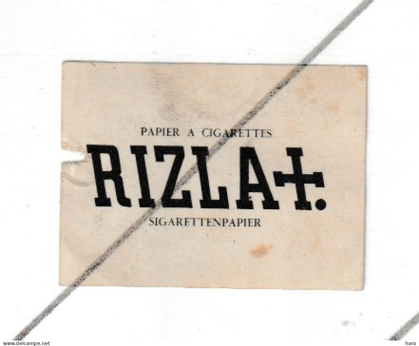 Chromo Publicitaire " RIZLA" Papier à Cigarettes - Coureur Cycliste Jean BRANKART - Vélo  (B373) - Autres Marques