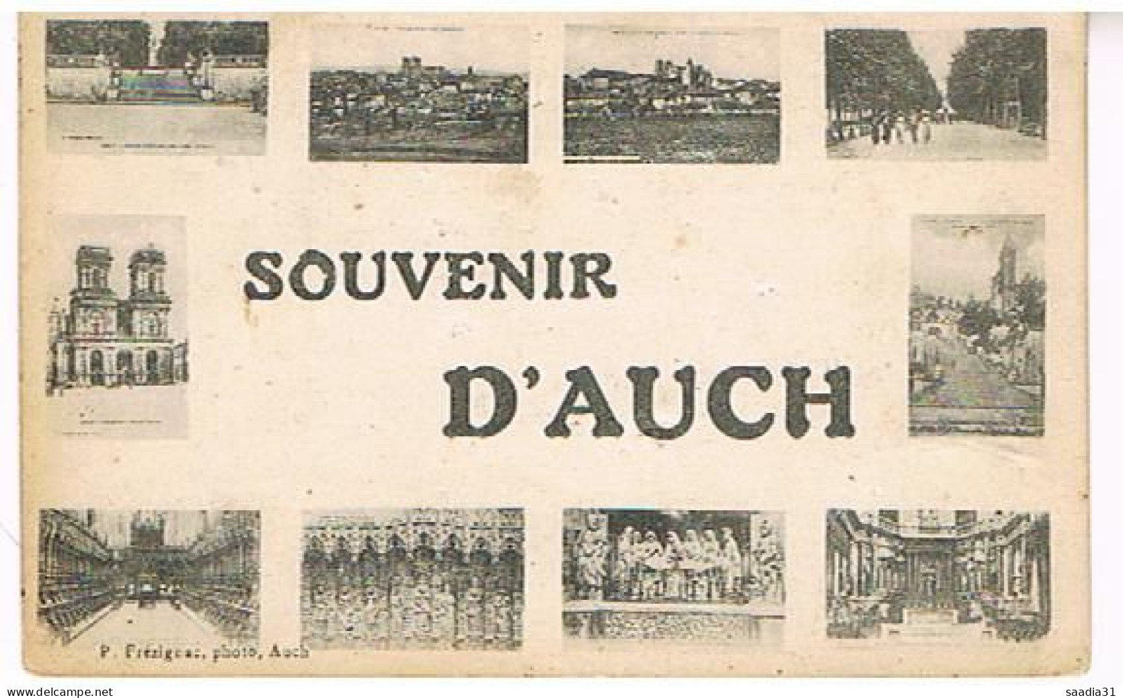 32   SOUVENIR  D AUCH   1913 - Auch