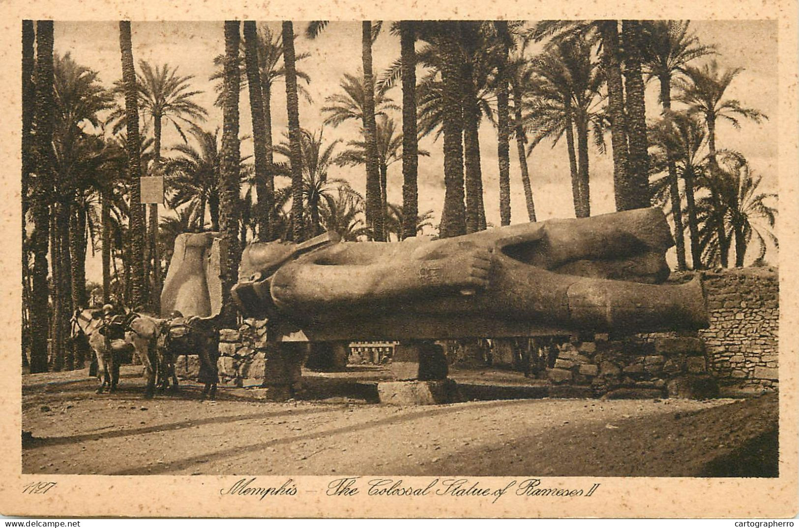 Egypt Memphis Colossal Statue Of Ramses II - Autres & Non Classés