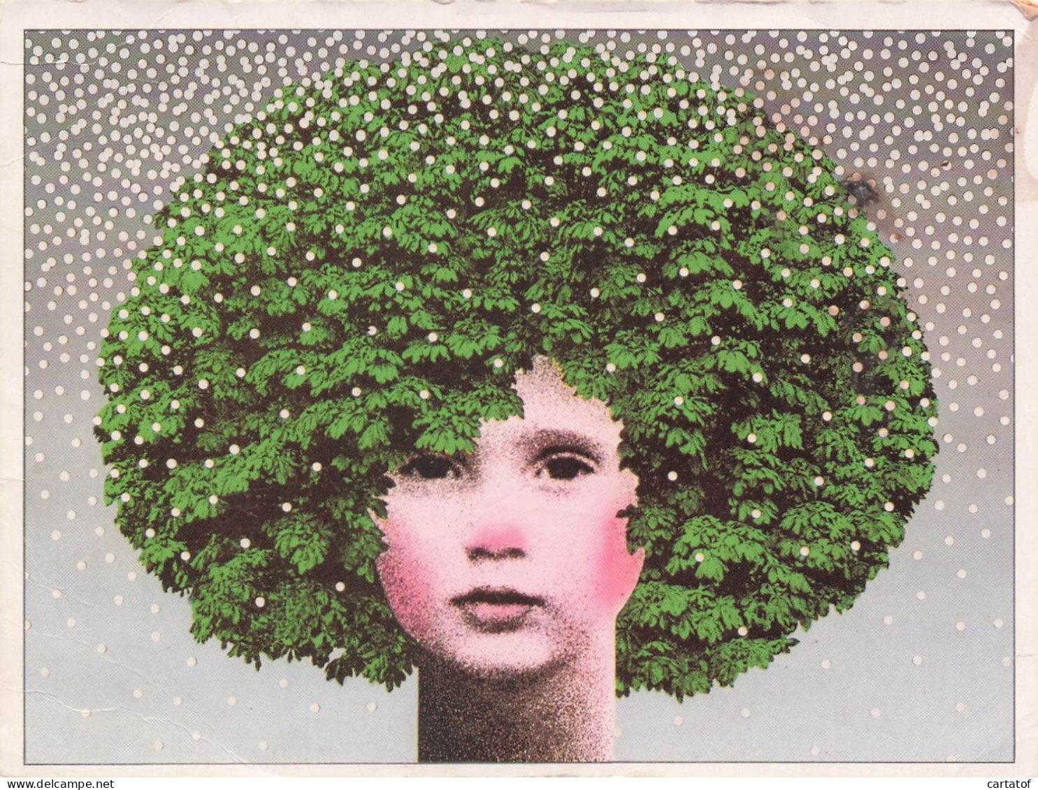 L'enfant Aux Cheveux Verts . Claude Baillargeon . Centre De Vacances Ville De MONTREUIL . Collage 1985 - Montreuil