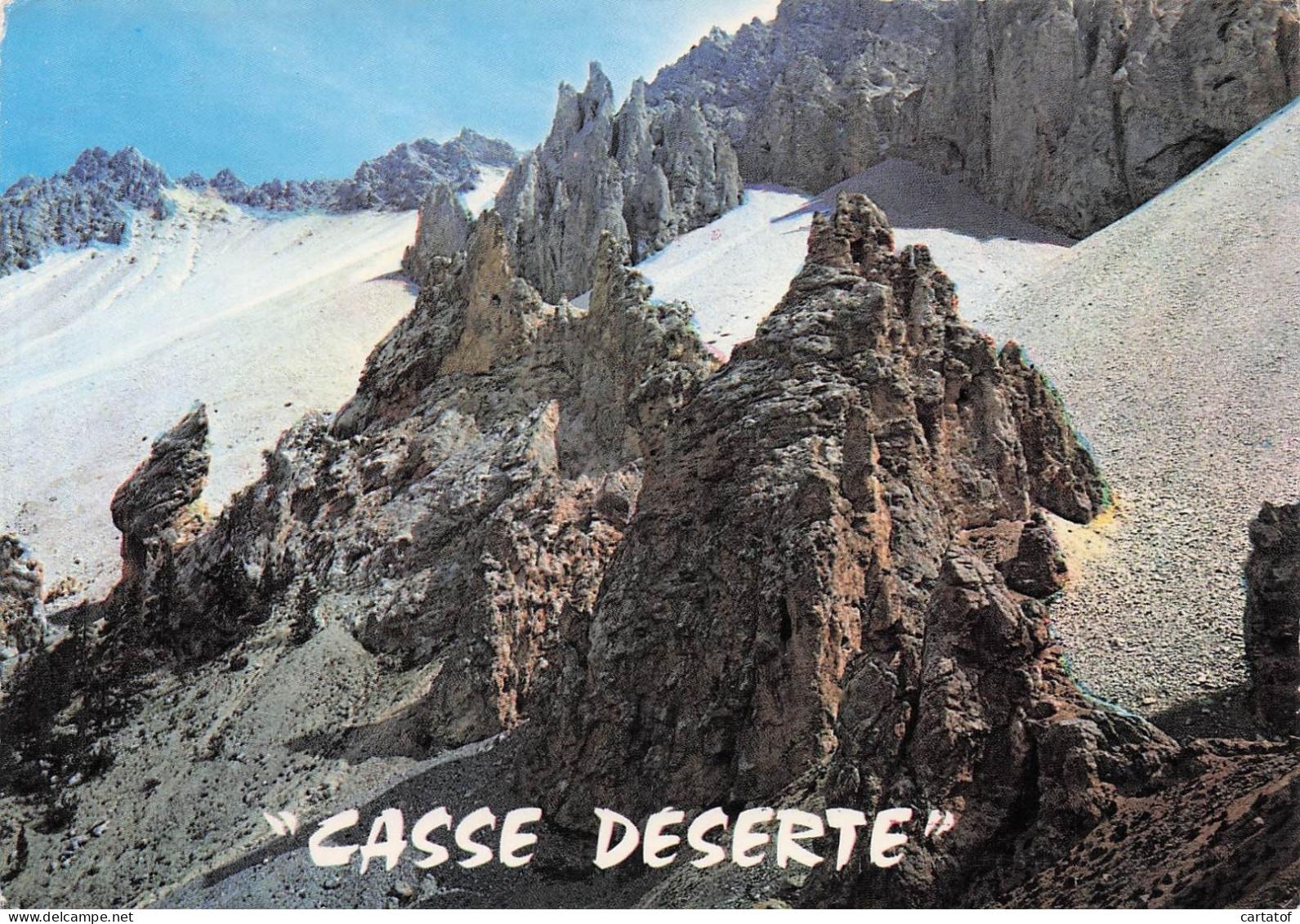 LA CASSE DESERTE . Route Des Grandes Alpes . - Autres & Non Classés