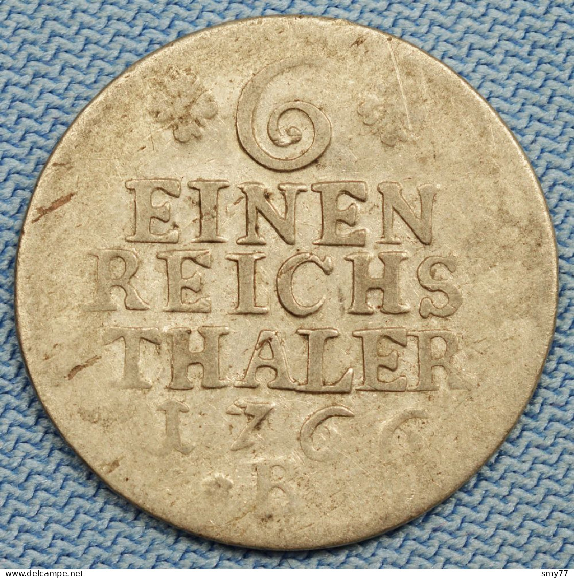 Preussen / Prussia • 1/6 Thaler 1766 B • Friedrich II• Breslau • German States / Allemagne États / Prusse • [24-638] - Small Coins & Other Subdivisions