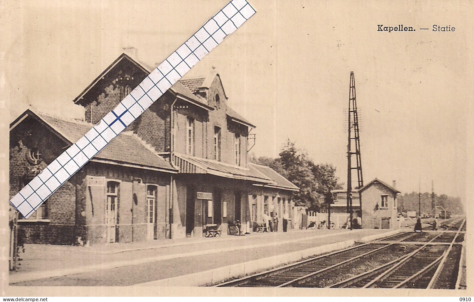 CAPPELLEN-KAPELLEN "DE STATIE-LA GARE"UITG.CRAUWELS-ROHART STATIESTRAAT - Kapellen