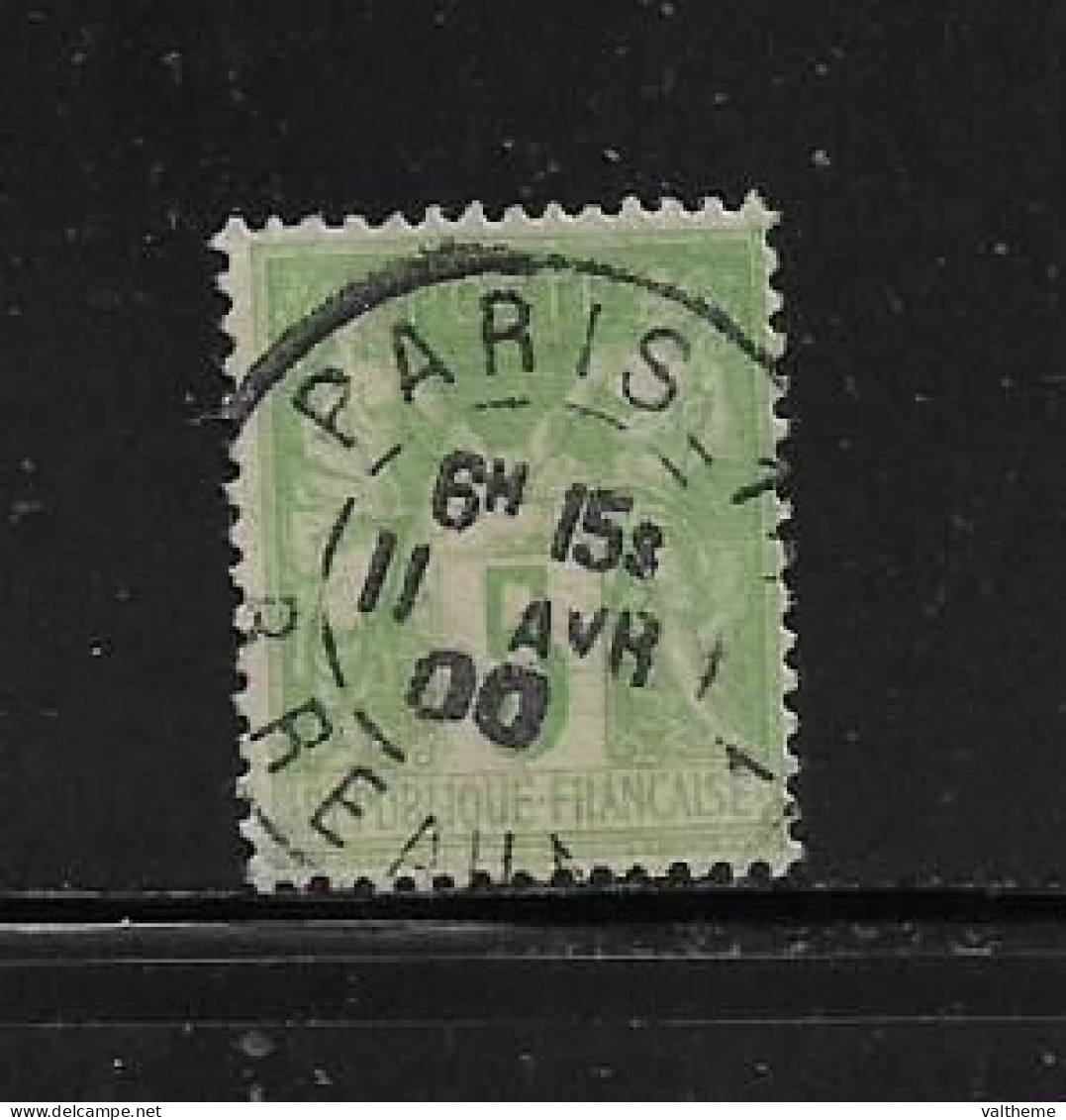 FRANCE  ( FR1 - 224 )   1898  N° YVERT ET TELLIER  N°  102 - 1876-1878 Sage (Typ I)