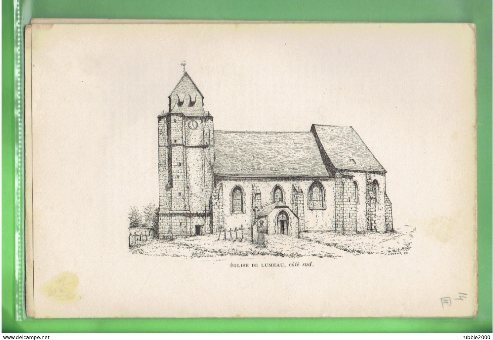 1904 EGLISE DE LUMEAU EURE ET LOIR - Centre - Val De Loire