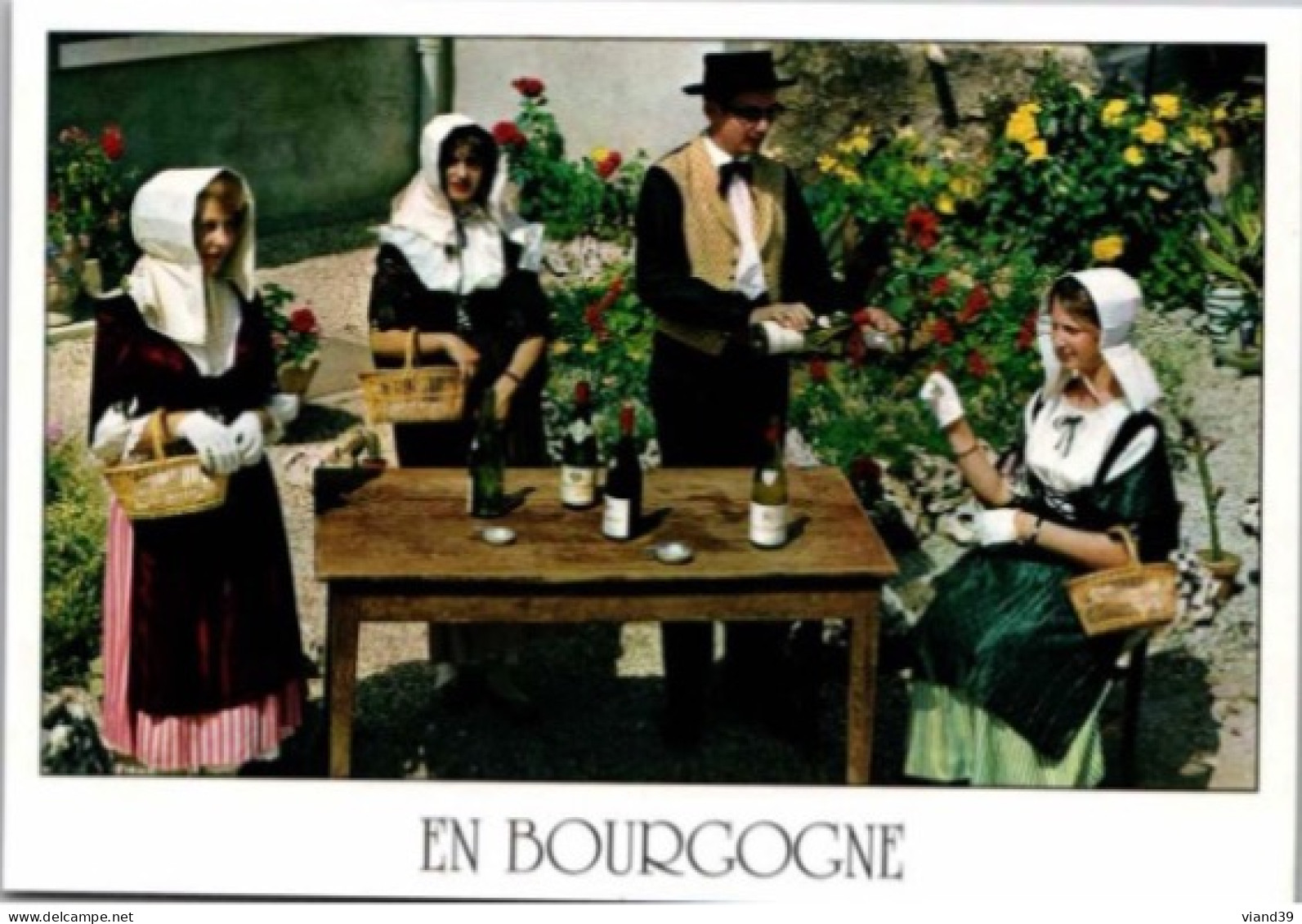 BOURGOGNE. -  Au Pays Des Grands Crus. : " Aimer Son Vin Quand On Est Bourguignon Est Un Péché Mignon "   1996 - Costumes