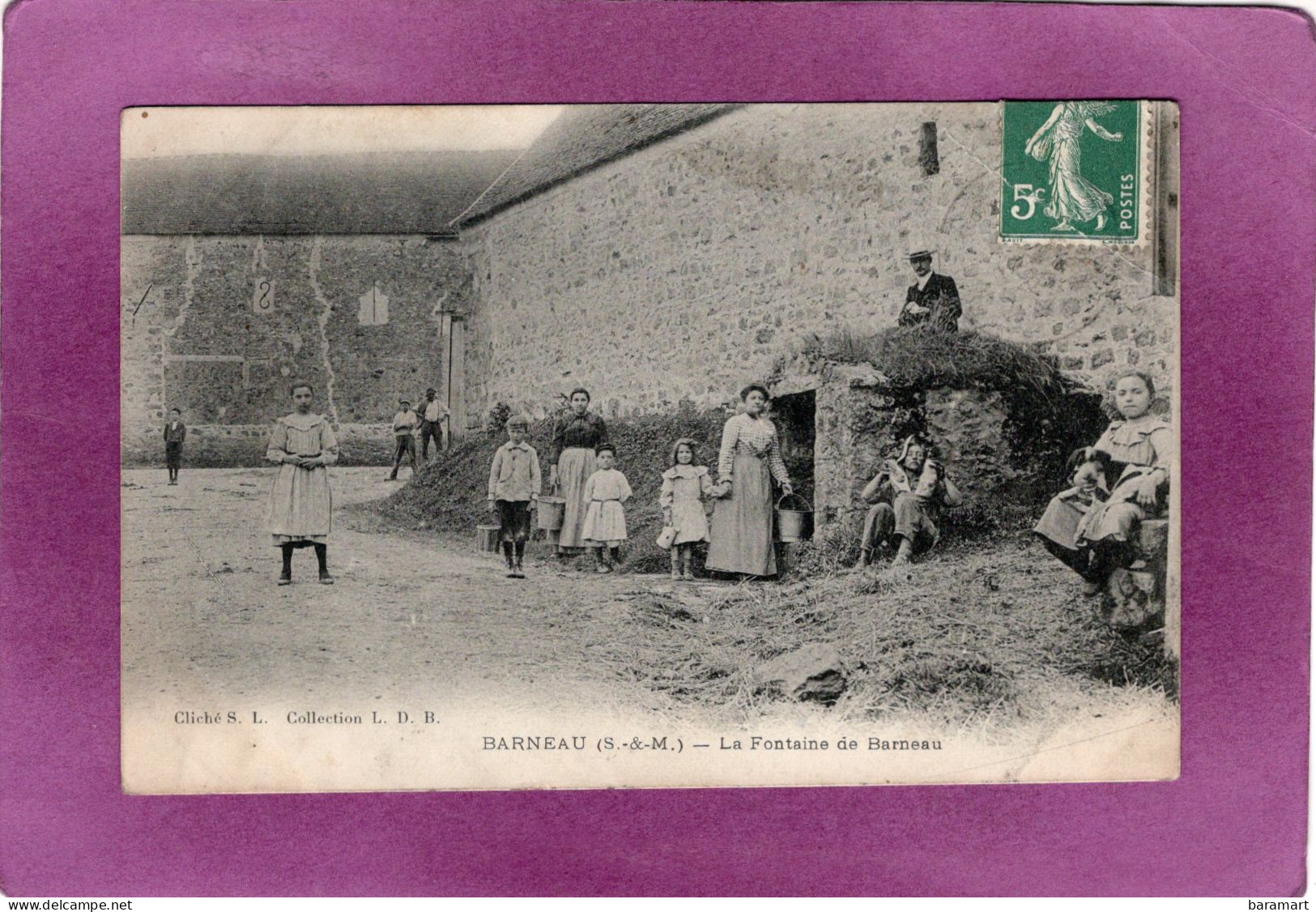 77 Soignolles-en-Brie  BARNEAU La Fontaine De Barneau - Autres & Non Classés