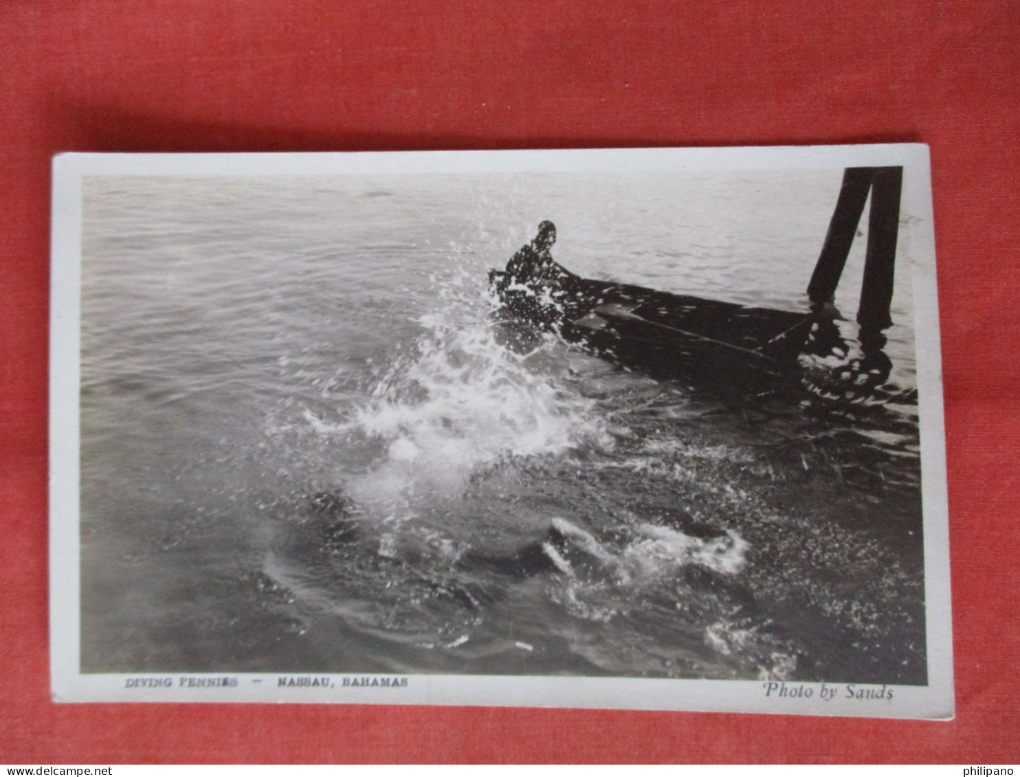 RPPC Diving Pennies. Nassau  Bahamas   Ref 6388 - Bahama's