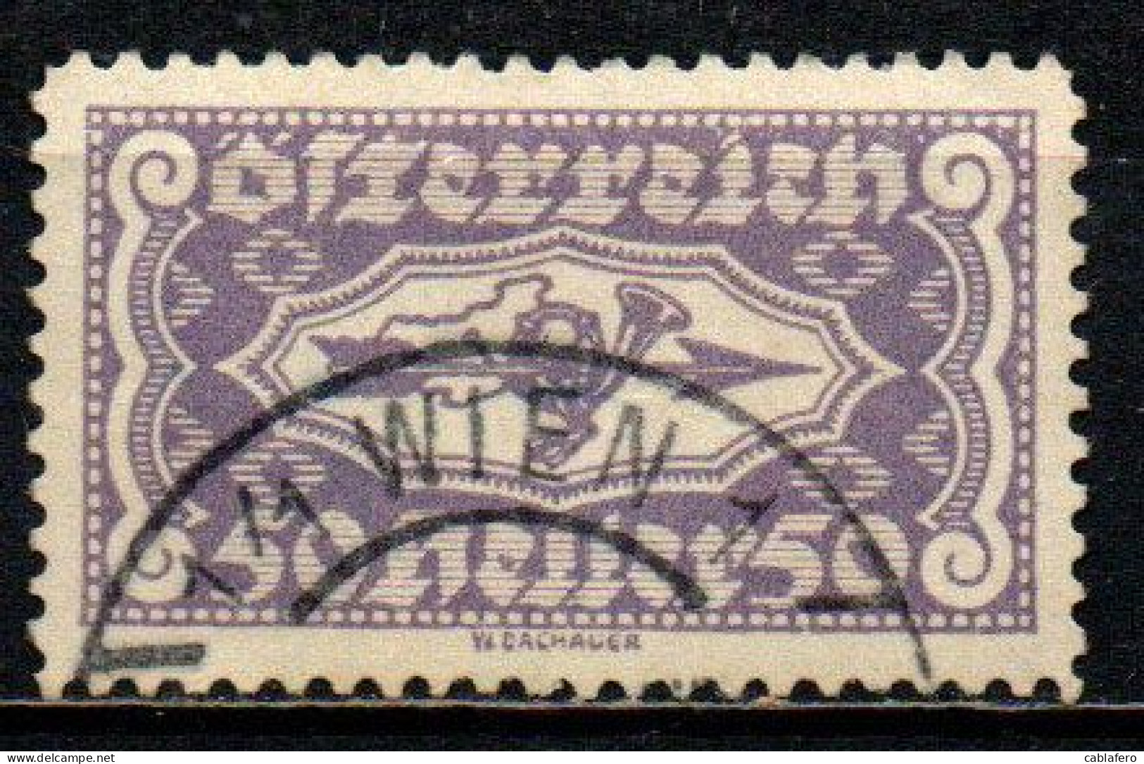 AUSTRIA - 1921 - CORNO DI POSTA - ESPRESSO - USATO - Dagbladen