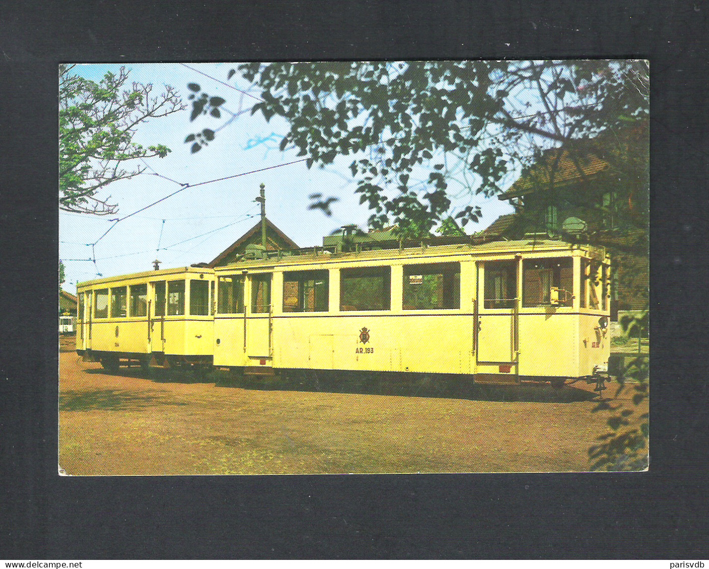 SCHEPDAAL - AMUTRA TRAMMUSEUM  SPOORAUTO MET AANHANGWAGEN  (12.038) - Dilbeek