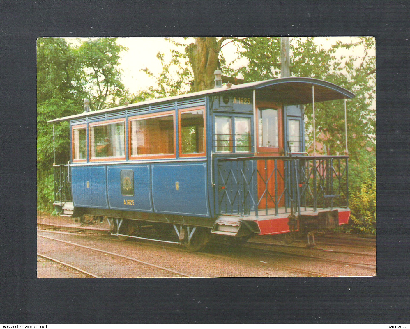 SCHEPDAAL - AMUTRA TRAMMUSEUM - KONINKLIJK RIJTUIG DAT KONING LEOPOLD II OP DE KUSTLIJNEN GEBRUIKTE (12.039) - Dilbeek