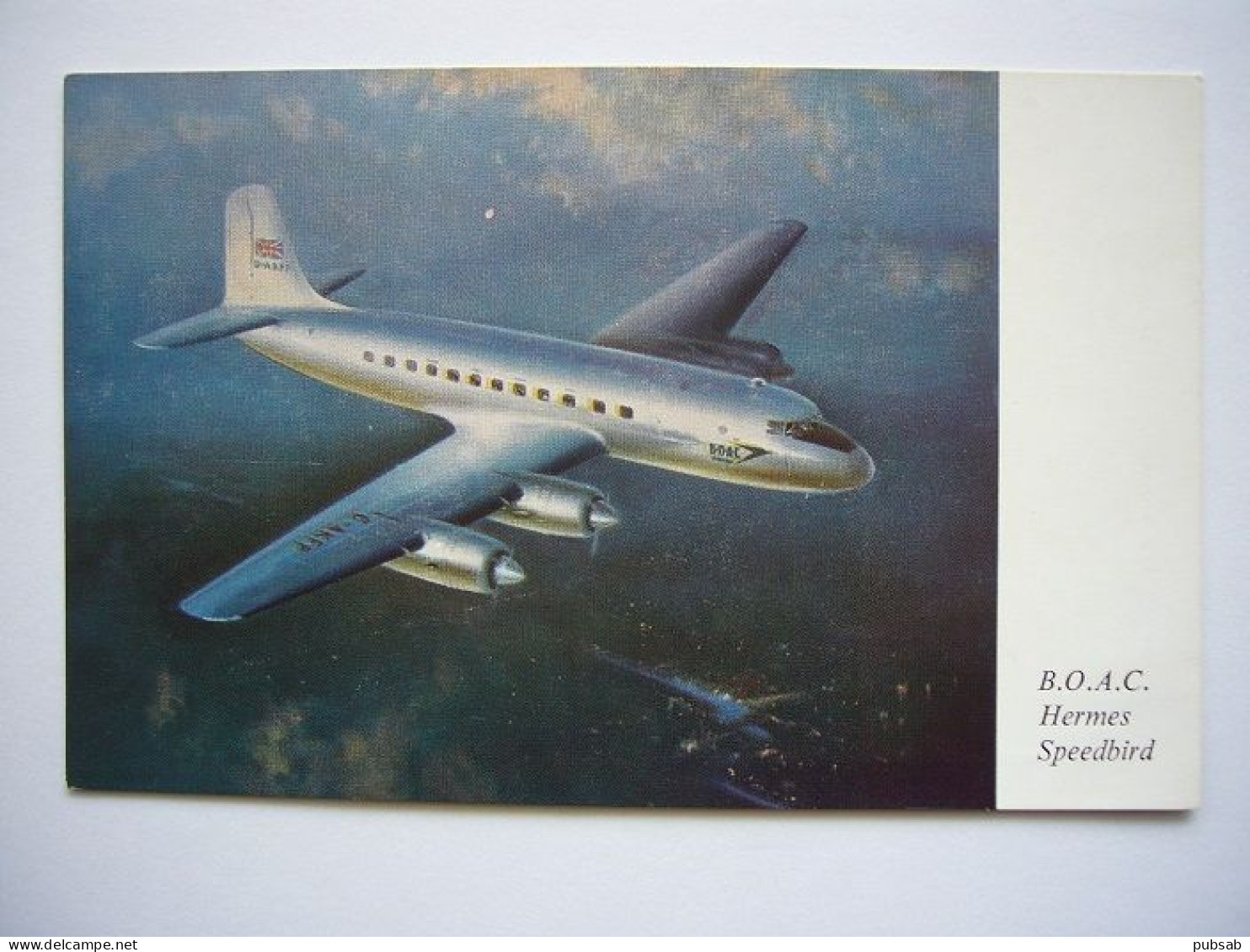 Avion / Airplane / BOAC - BRITISH OVERSEAS AIRWAYS CORPORATION / Hermes Speedbird - 1946-....: Modern Era