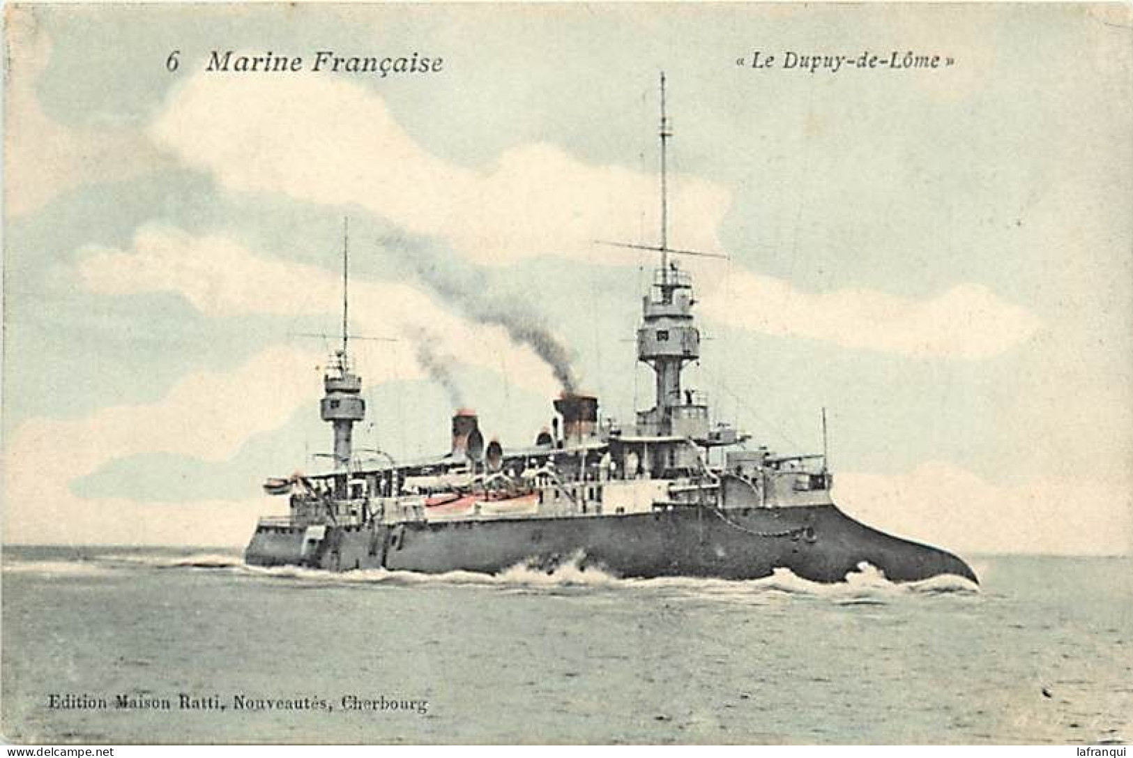 Themes Div-ref VV535- Marine Militaire Francaise -bateaux De Guerre -bateau Le Dupuy De Lome - - Oorlog