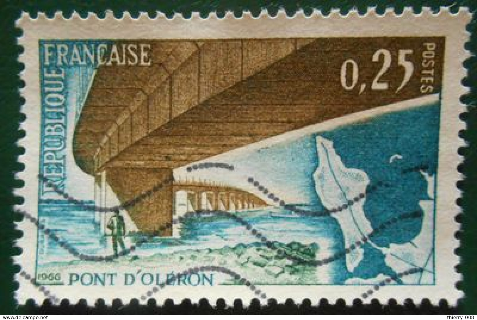 1489 France 1966 Oblitéré Inauguration Du Pont D’Oléron - Used Stamps