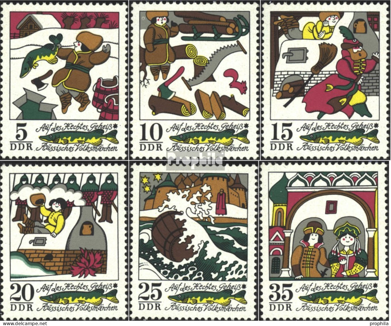 DDR 1901-1906 (kompl.Ausgabe) Postfrisch 1973 Wintermärchen - Ungebraucht