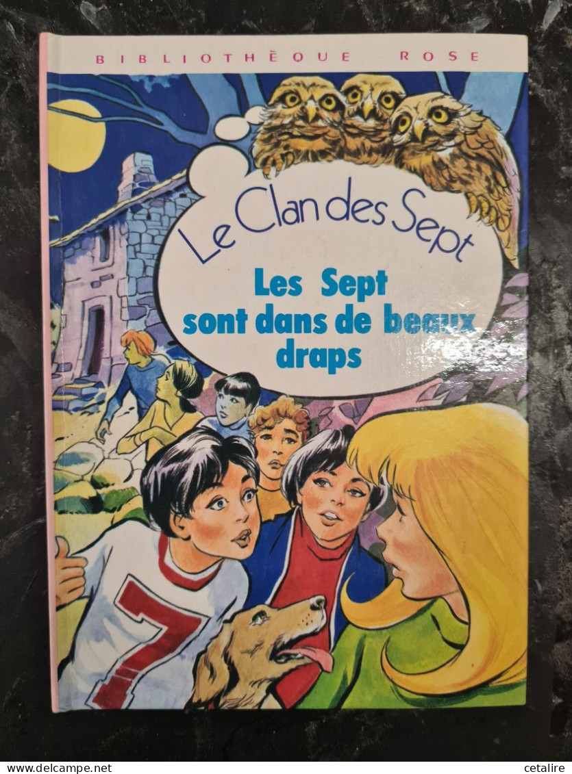 Les Sept Sont Dans De Beaux Draps Enid Blyton +++TRES BON ETAT+++ - Bibliothèque Rose