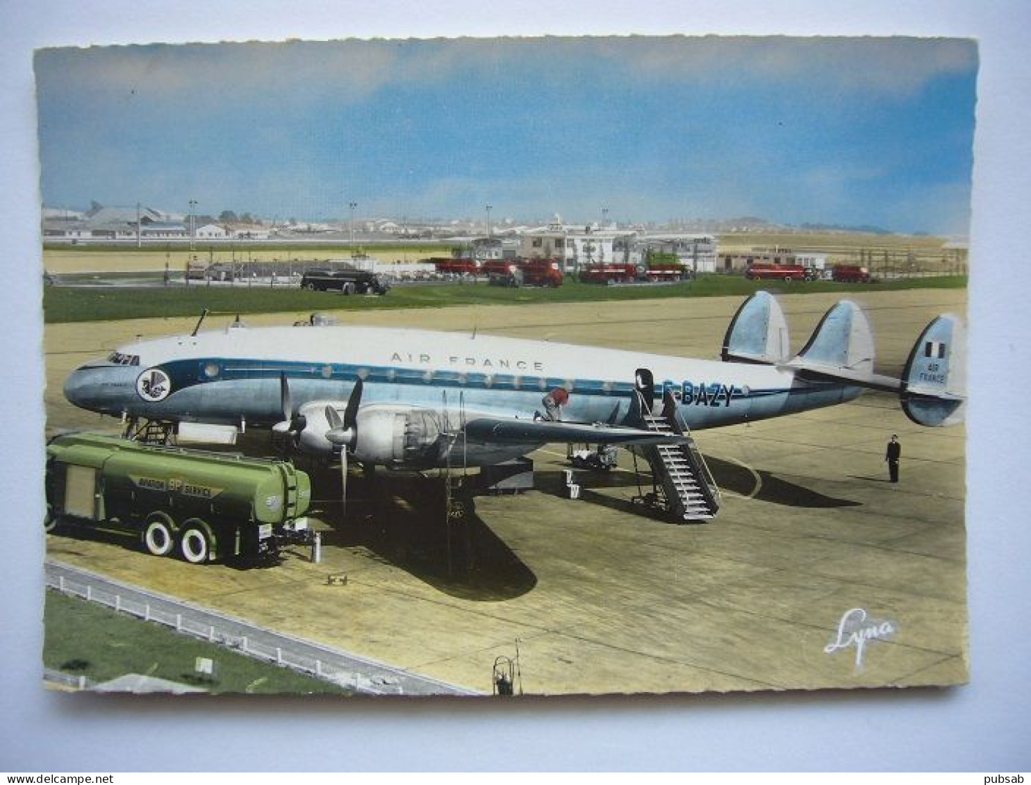 Avion / Airplane / AIR FRANCE / Super Constellation / Seen At Maison Blanche Airport, Alger / Aéroport - 1946-....: Modern Era