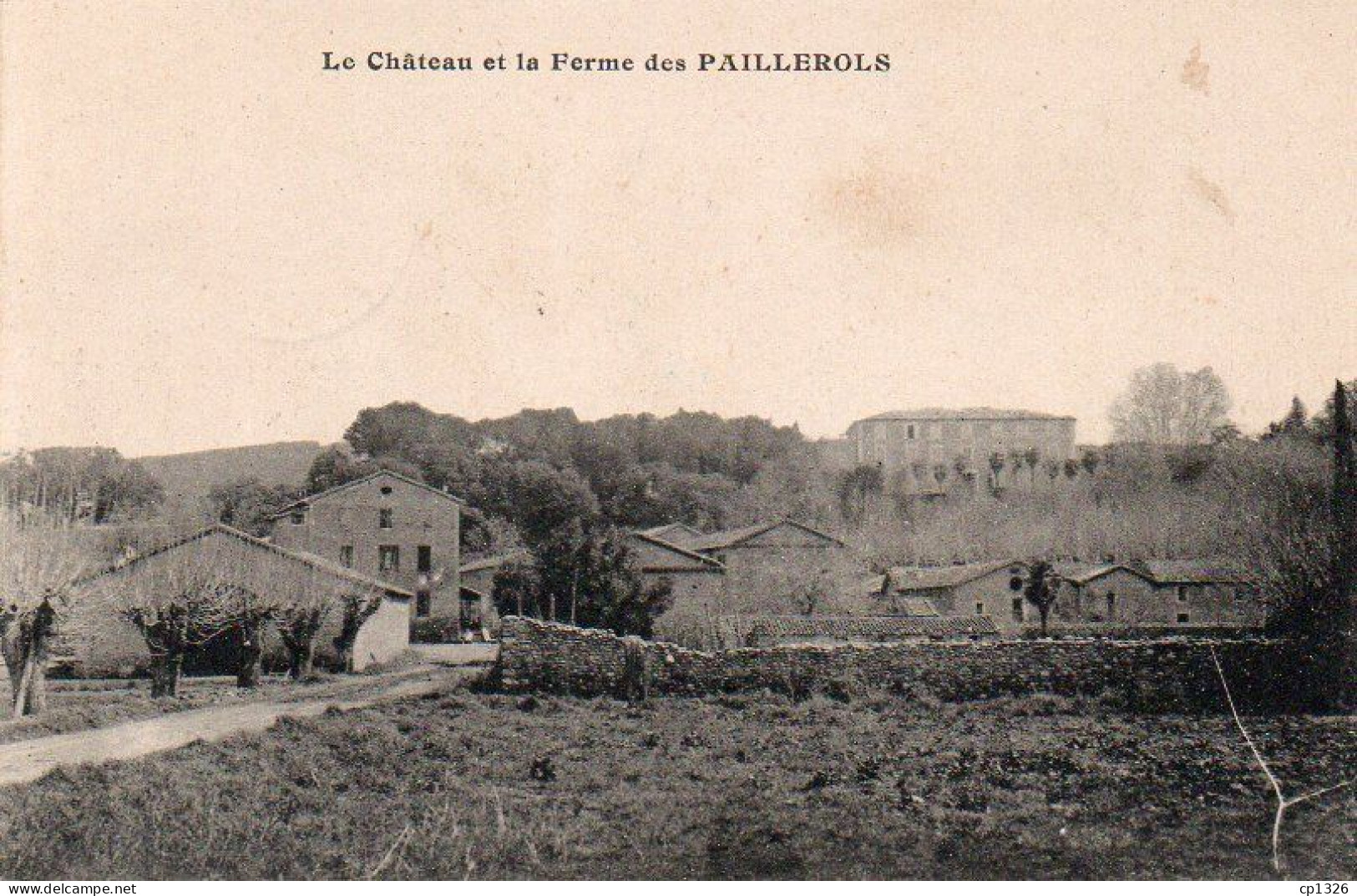 4V4CB    04 Dabisse Les Mées Chateau Et Ferme De Paillerols Où Pasteur à Séjourné - Autres & Non Classés