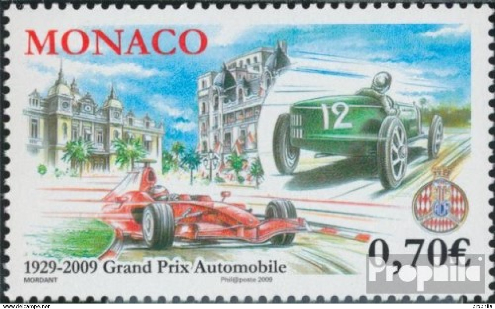 Monaco 2936 (kompl.Ausg.) Postfrisch 2009 Formel-1-Rennen - Ungebraucht