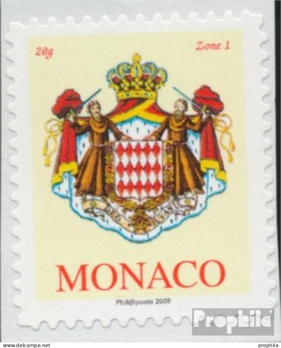 Monaco 2934 (kompl.Ausg.) Postfrisch 2009 Freimarke: Staatswappen - Unused Stamps