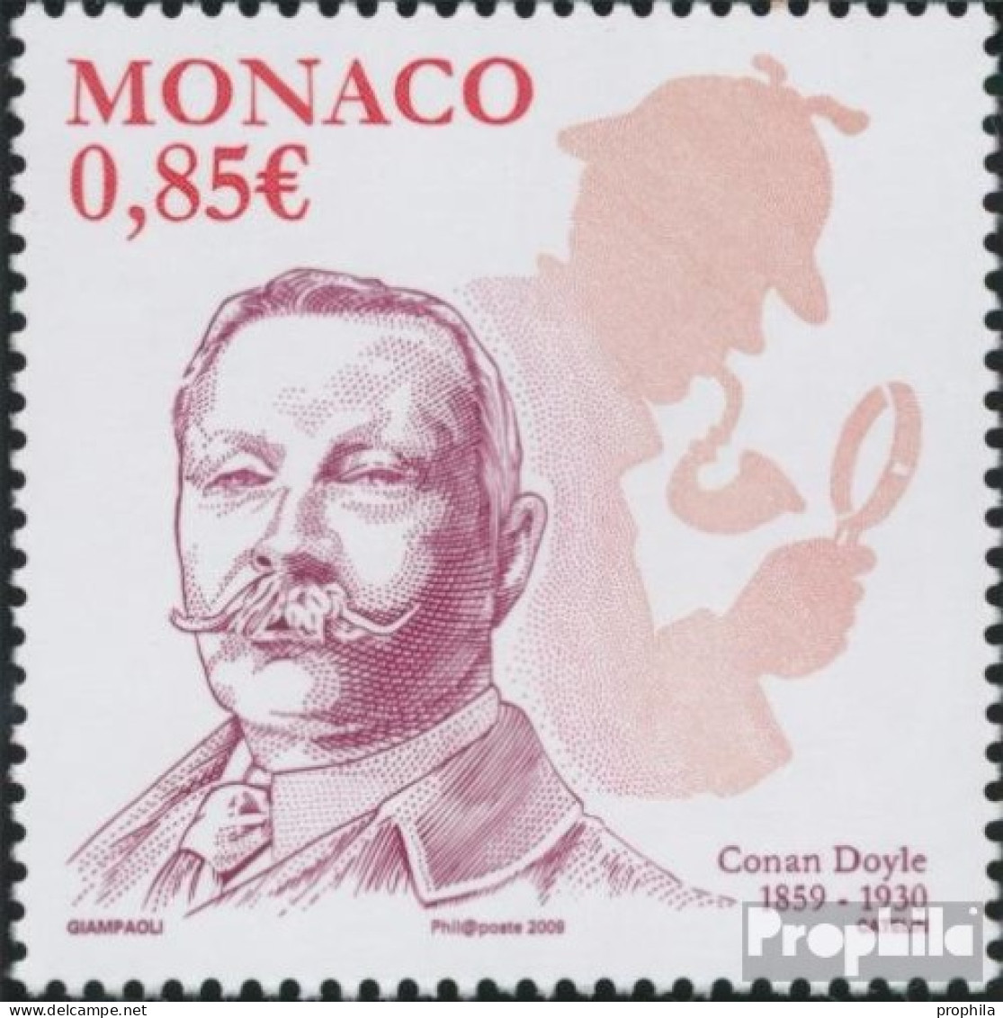 Monaco 2932 (kompl.Ausg.) Postfrisch 2009 Athur Conan Doyle - Unused Stamps