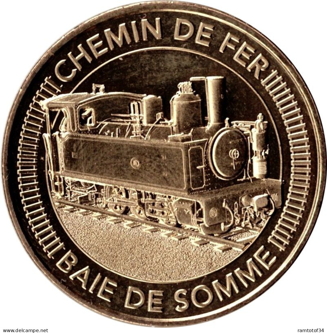 2024 MDP156 - SAINT-VALERY-SUR-SOMME - Chemin De Fer 6 (locomotive 030T Pinguely) / MONNAIE DE PARIS - 2024