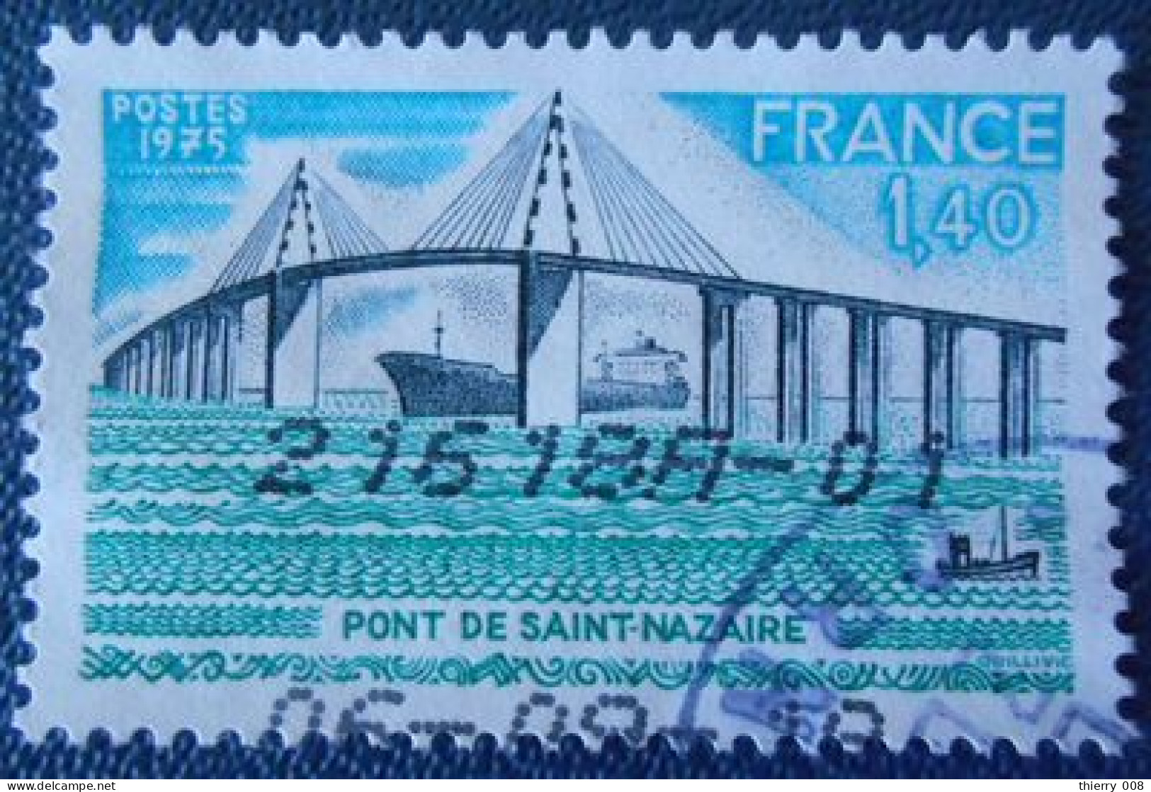 1856 France 1975 Oblitéré Pont De Saint Nazaire - Oblitérés