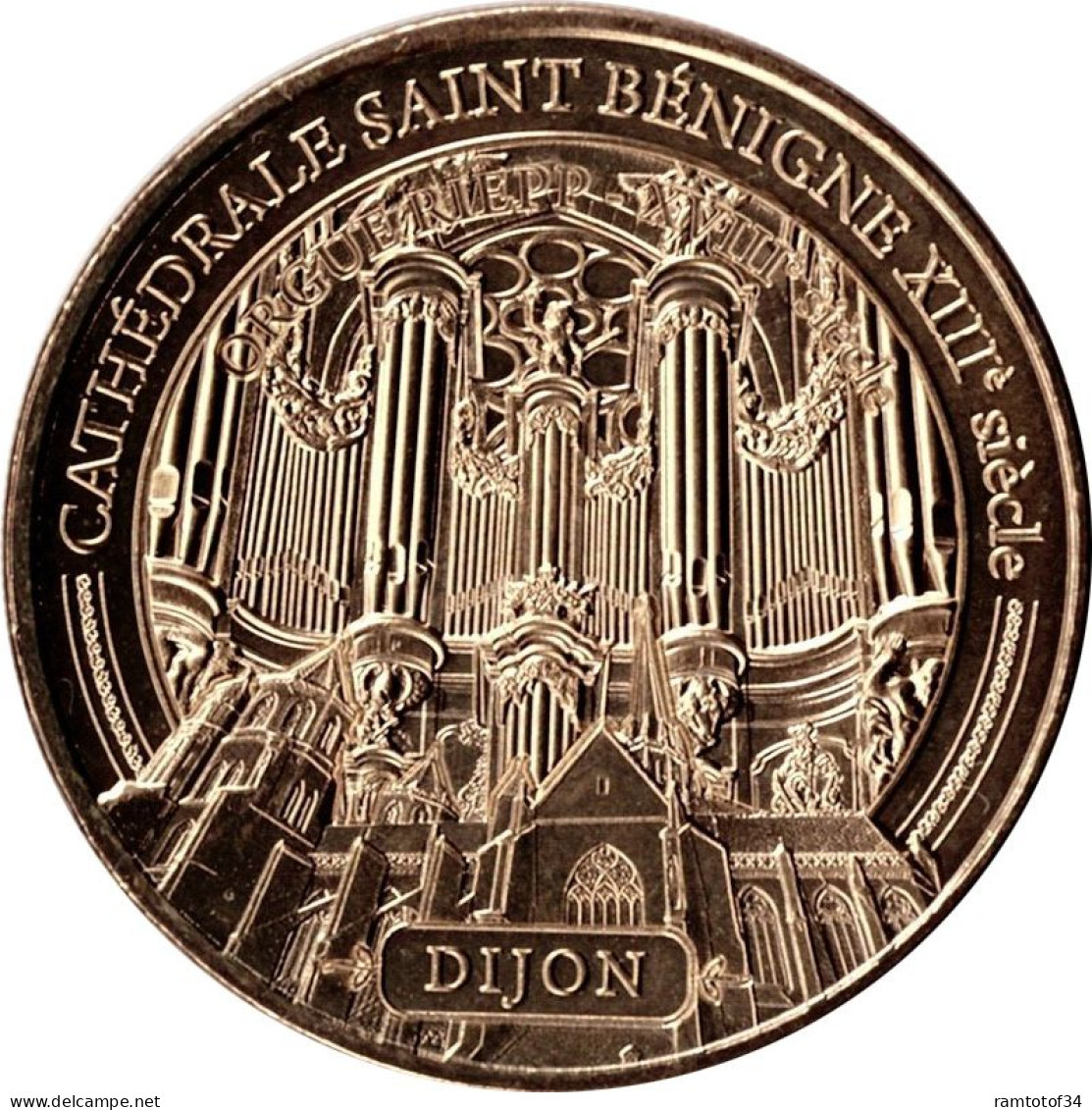2024 MDP152 - DIJON - Cathédrale Saint-Bénigne (crypte XIe Siècle) / MONNAIE DE PARIS - 2024