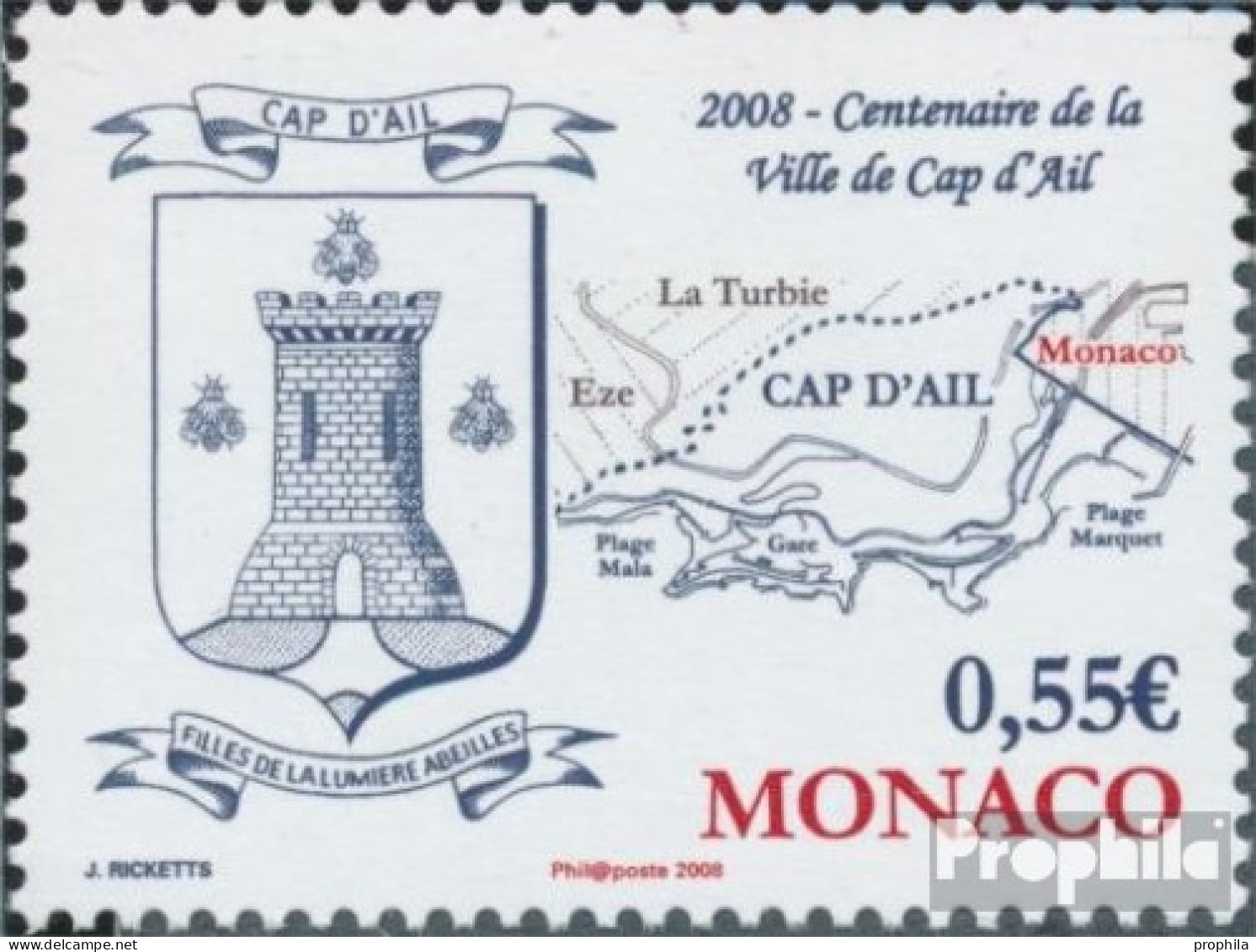 Monaco 2887 (kompl.Ausg.) Postfrisch 2008 Französische Gemeinde - Neufs