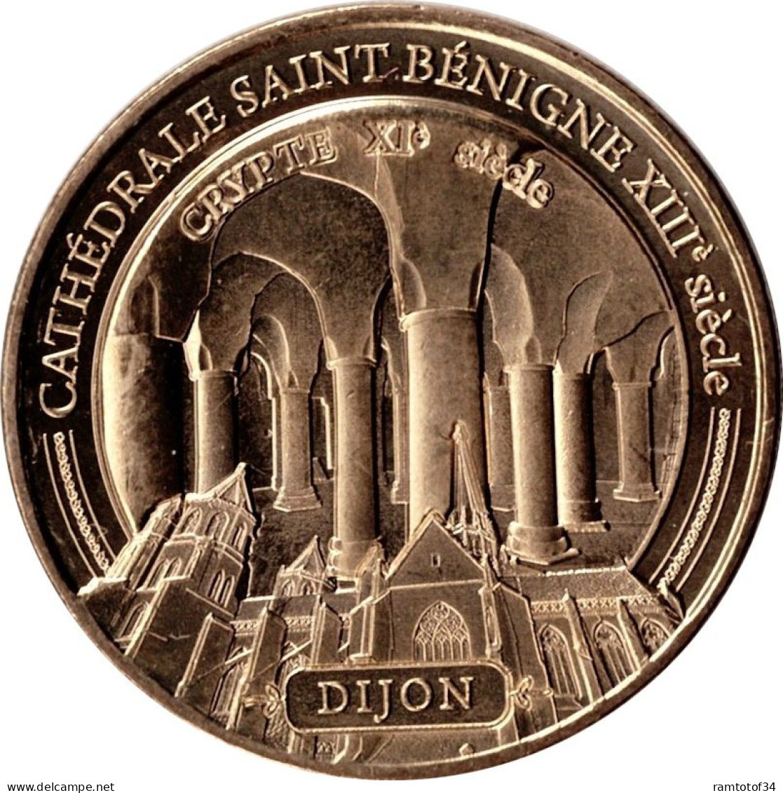 2024 MDP151 - DIJON - Cathédrale Saint-Bénigne (crypte XIe Siècle) / MONNAIE DE PARIS - 2024