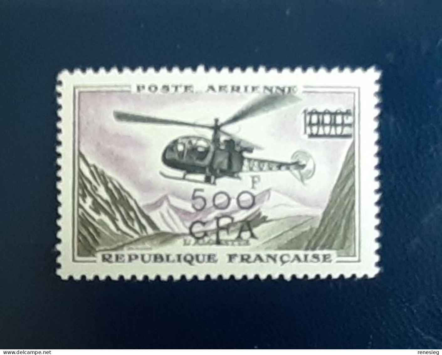 Reunion Avion 1954 Yvert 57 MNH TB - Poste Aérienne