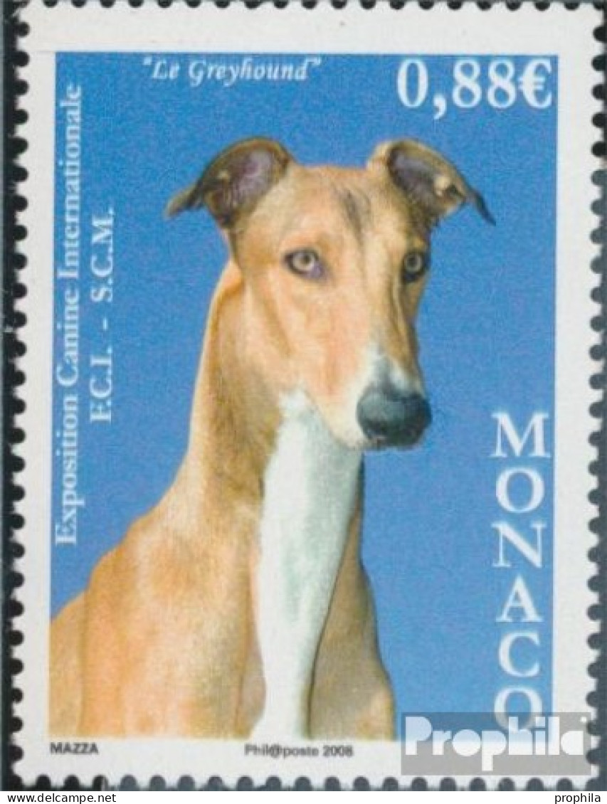 Monaco 2880 (kompl.Ausg.) Postfrisch 2008 Hundeausstellung - Unused Stamps