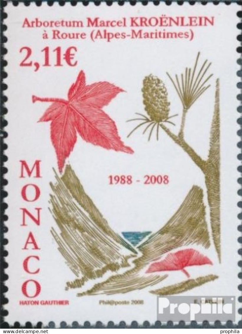 Monaco 2874 (kompl.Ausg.) Postfrisch 2008 Bäume, Blätter - Unused Stamps