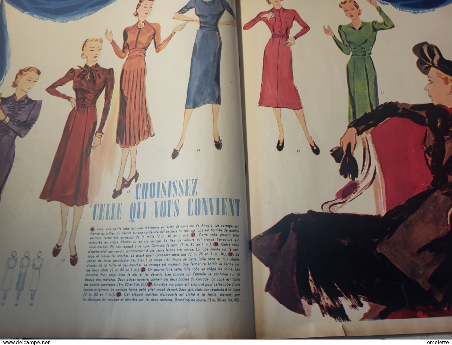 MARIE CLAIRE 1937/MOUSTACHES COOPER BOYER GABLE GABIN/ROBES /MADELEINE CHARNAUX VICHY SCULPTRICE /VIN DE FRILEUSE - 1900 - 1949