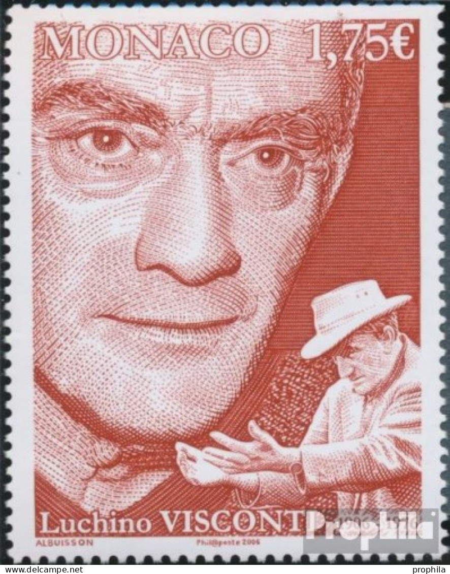 Monaco 2811 (kompl.Ausg.) Postfrisch 2006 Luchino Visconti - Unused Stamps