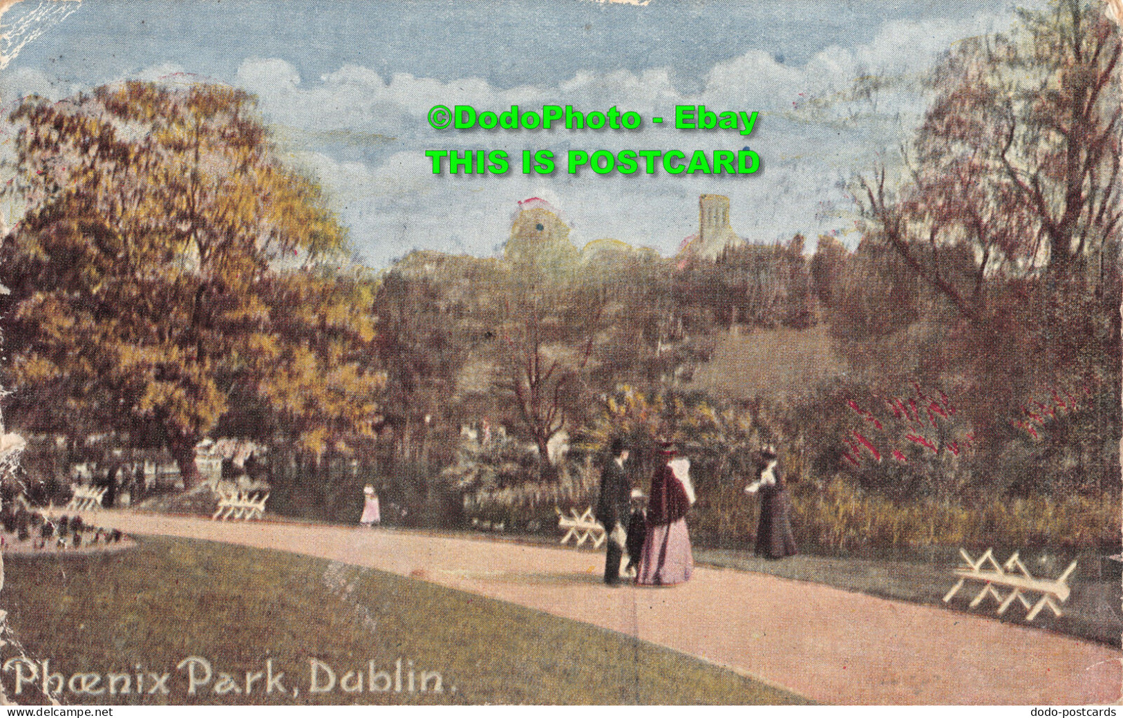 R436013 Dublin. Phoenix Park. Irish Pictorial Card. Emerald Series. 1905 - Welt