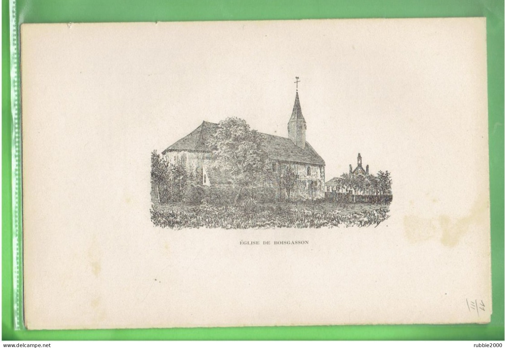 1904 EGLISE DE BOISGASSON COMMUNE DU VALD YERRE EURE ET LOIR - Centre - Val De Loire