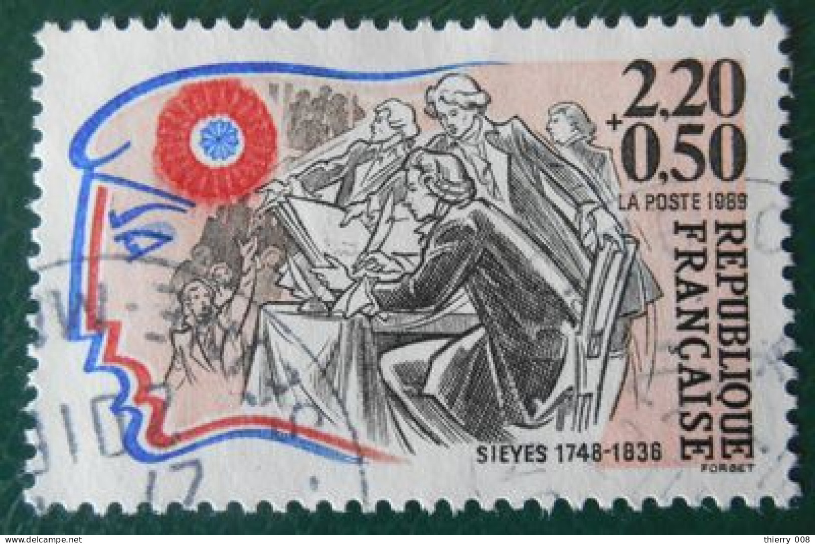 2564 France 1989 Oblitéré Sieyès - Gebraucht