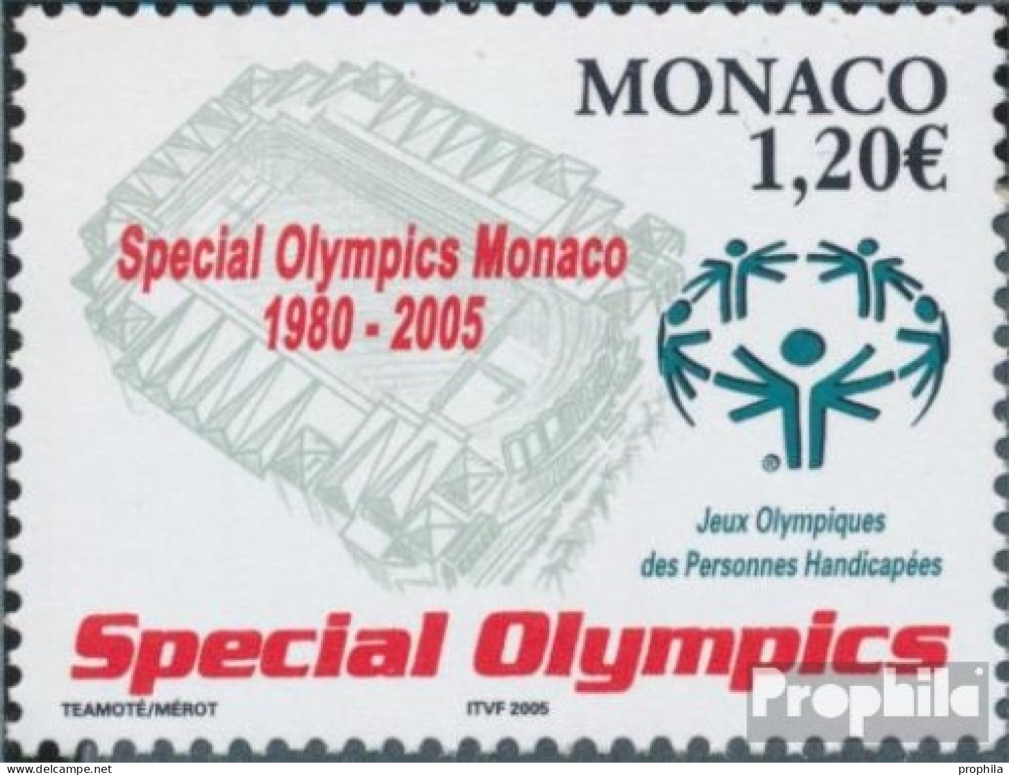 Monaco 2753 (kompl.Ausg.) Postfrisch 2005 Special Olympics - Ongebruikt