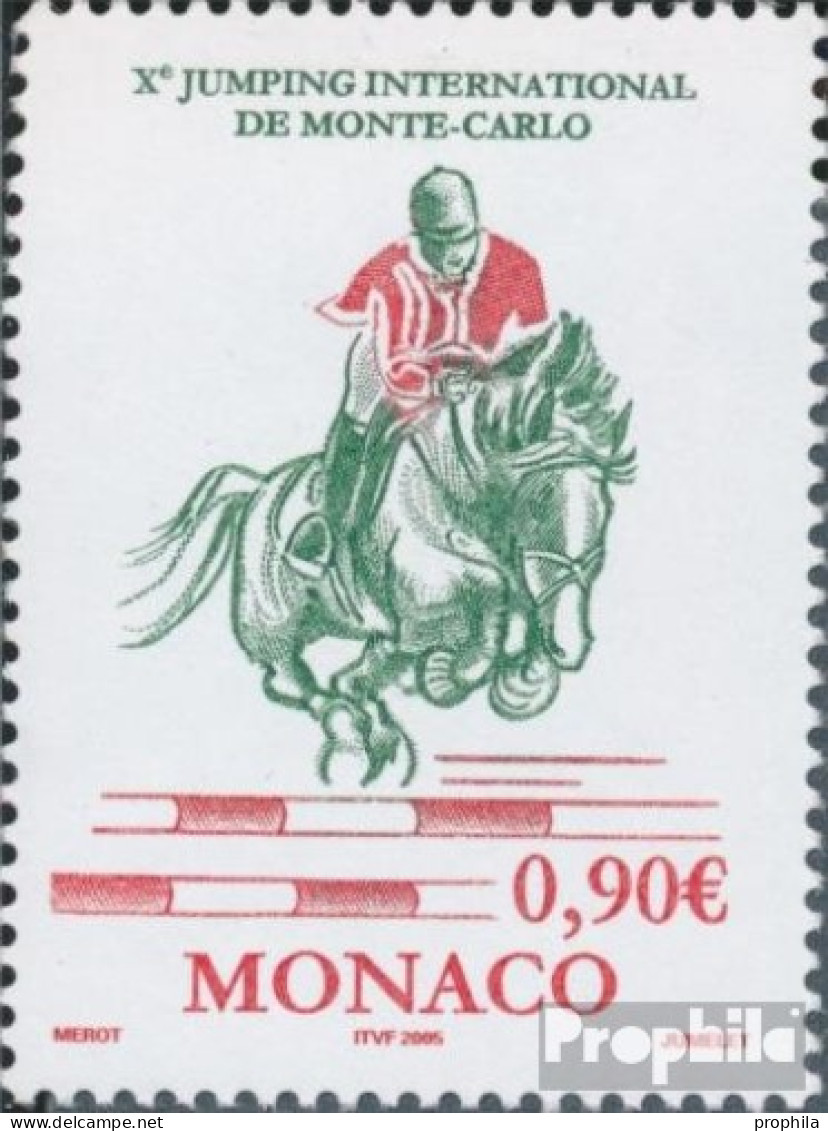 Monaco 2745 (kompl.Ausg.) Postfrisch 2005 Springreiterturnier - Neufs