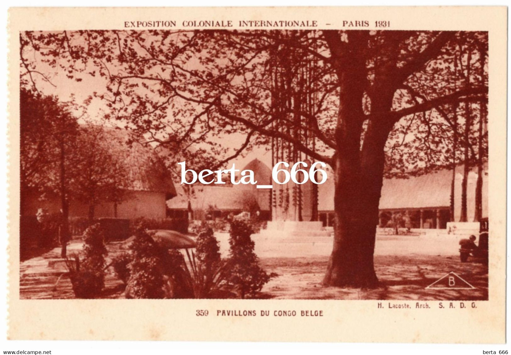 Paris Colonial Exposition 1931 Belgian Congo Pavilions - Ausstellungen