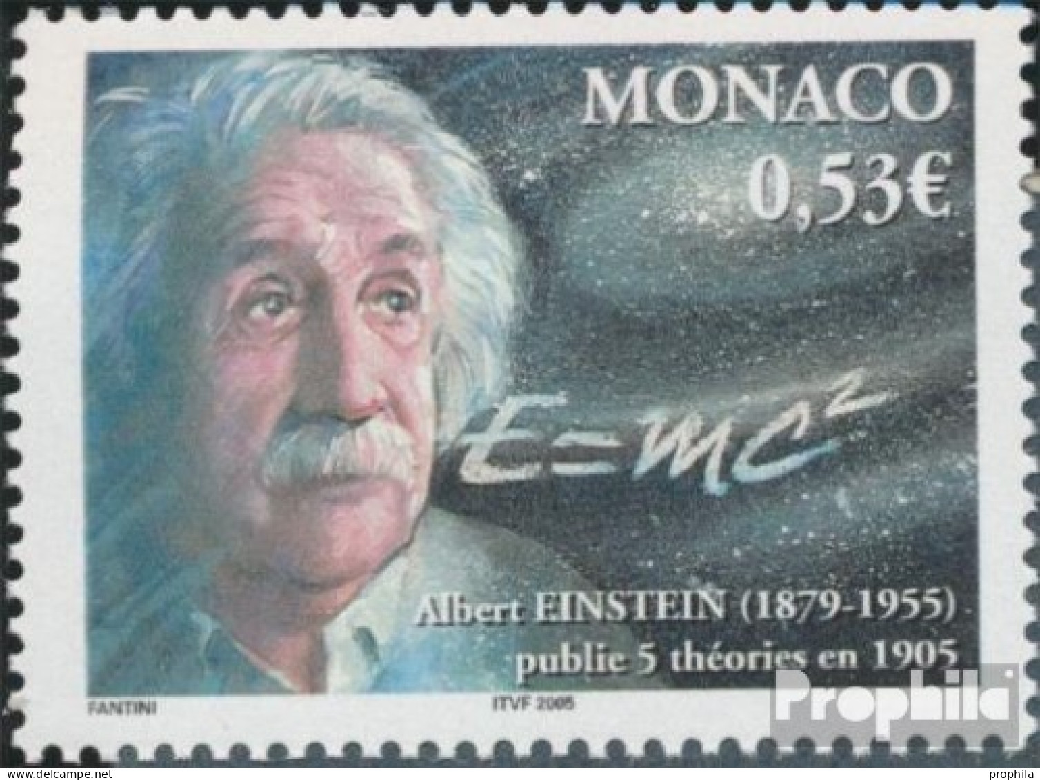 Monaco 2739 (kompl.Ausg.) Postfrisch 2005 Albert Einstein - Neufs