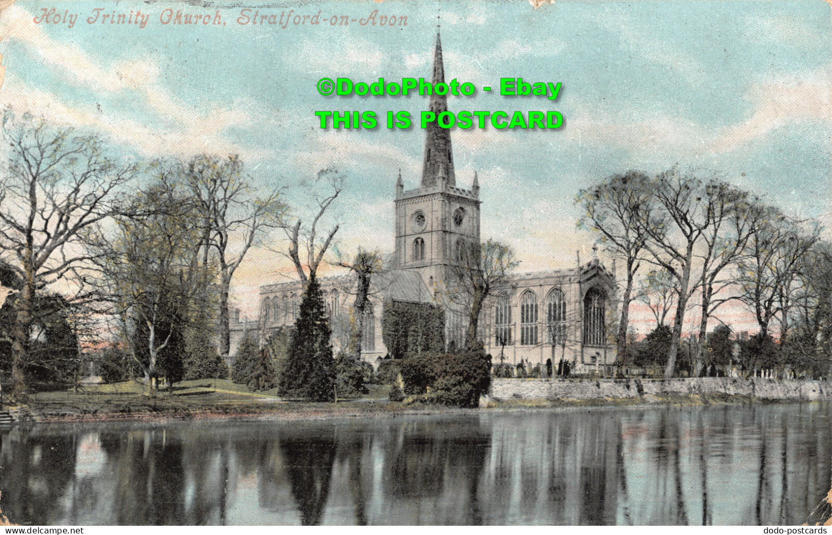 R436057 Stratford On Avon. Holy Trinity Church. Valentines Series. 1905 - Welt