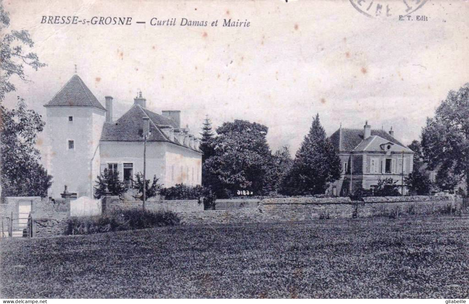 71 - Saone Et Loire - BRESSE Sur GROSNE - Curtil Damas Et Mairie - Other & Unclassified