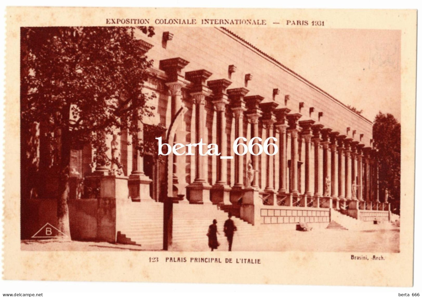 Paris Colonial Exposition 1931 Italy Palace - Expositions