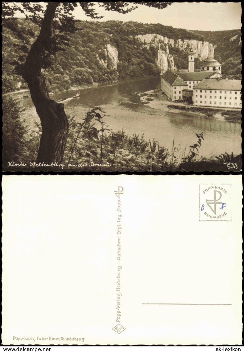 Ansichtskarte Kelheim Blick über Die Donau Auf Kloster Weltenburg 1961 - Kelheim