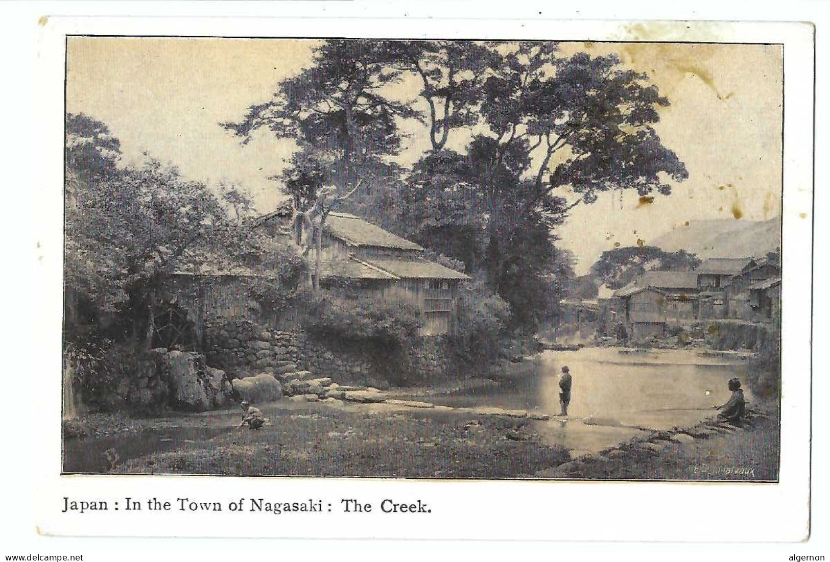 32305 - Japan In The Town Of Nagasaki The Creek Publicité Red Star Line - Other & Unclassified